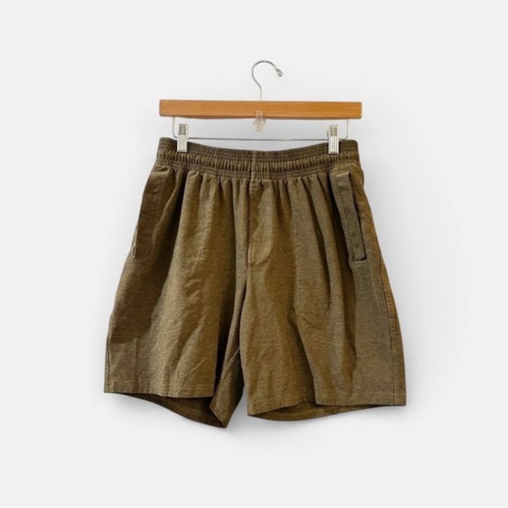 Beyond Yoga Spacedye Freefit Easy‎ Men's Shorts Size Small Green